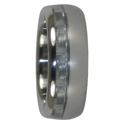 Tungsten mens wedding rings in black and white are here to stay!