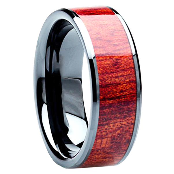 Wood Inlay Rings - One of the Hottest Categories of Mens Wedding Rings on the Market