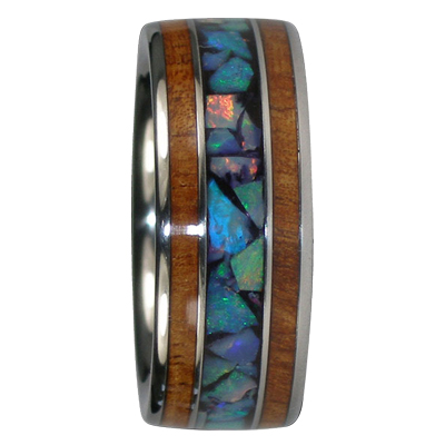 Unique Mens Titanium Wedding Rings
