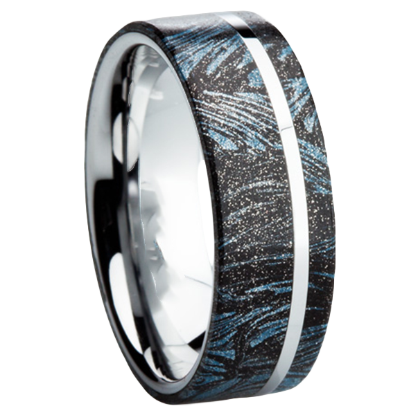 Unique Mens Titanium Wedding Rings