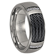 Unique Mens Titanium Wedding Rings