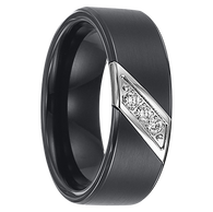 How does ceramic compare to mens tungsten wedding rings?